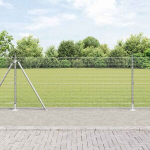 Set de Postes para Cerca de Acero Galvanizado VidaXL - Duradero y Fácil de Instalar Set de Postes para Cerca de Acero Galvanizado VidaXL - Duradero y Fácil de Instalar