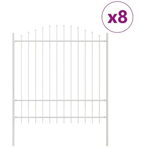 Panel de Cerca de Jardín Blanco VidaXL 13,6x1,75 m Panel de Cerca de Jardín Blanco VidaXL 13,6x1,75 m