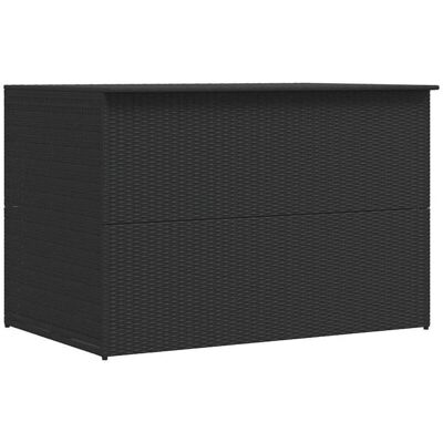 Caja De Almacenaje Jardín Ratán Sintético Negro 150x100x100 Cm Vidaxl Caja De Almacenaje Jardín Ratán Sintético Negro 150x100x100 Cm Vidaxl