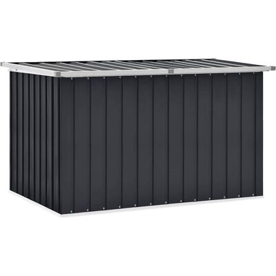 Caja De Almacenaje Para Jardín Gris Antracita 149x99x93 Cm Vidaxl Caja De Almacenaje Para Jardín Gris Antracita 149x99x93 Cm Vidaxl
