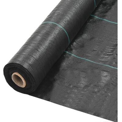 Estera De Control De Malezas Y Raíces Pp 2x50 M Negro Vidaxl Estera De Control De Malezas Y Raíces Pp 2x50 M Negro Vidaxl