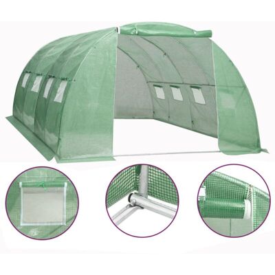 Invernadero 16 M² 4x4x2 M Vidaxl Invernadero 16 M² 4x4x2 M Vidaxl