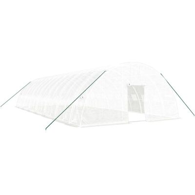 vidaxl Invernadero Marco de Acero Blanco 14x6x2.85m - Invernadero vidaxl Invernadero Marco de Acero Blanco 14x6x2.85m - Invernadero