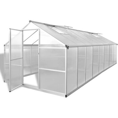 Invernadero De Aluminio 481x250x195 Cm 23,44 M³ Vidaxl Invernadero De Aluminio 481x250x195 Cm 23,44 M³ Vidaxl