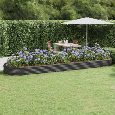 VIDAXL Furniture Limited - Jardinera Arriate Acero Recubierto Polvo VIDAXL Furniture Limited - Jardinera Arriate Acero Recubierto Polvo