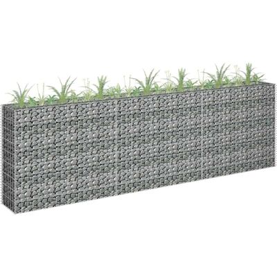 Vidaxl - Arriate De Gaviones De Acero Galvanizado 270x30x90 Cm Vidaxl - Arriate De Gaviones De Acero Galvanizado 270x30x90 Cm
