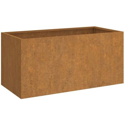 Jardín cama de acero corten - Maceta 62x30x29 cm Jardín cama de acero corten - Maceta 62x30x29 cm