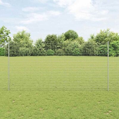 Conjunto de Vallas de Jardín vidaXL - Duradero de 10 x 1.5 m de Acero Galvanizado Conjunto de Vallas de Jardín vidaXL - Duradero de 10 x 1.5 m de Acero Galvanizado