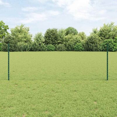 vidaXL Cerca Hexagonal Verde 0,8x50 m Acero - Cercado vidaXL Cerca Hexagonal Verde 0,8x50 m Acero - Cercado