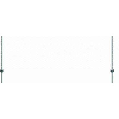 Jardín cerca vidaXL 3 paneles hexagonales verde resistente a UV metal duradero - Cerca de jardín Jardín cerca vidaXL 3 paneles hexagonales verde resistente a UV metal duradero - Cerca de jardín