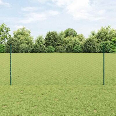 vidaXL Cerca hexagonal en acero verde 1x10 m - Cerca vidaXL Cerca hexagonal en acero verde 1x10 m - Cerca