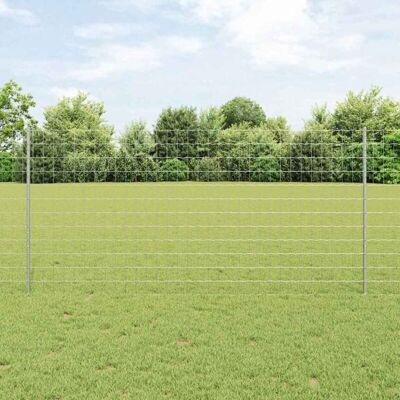 Conjunto de Cercado de Jardín en Acero Galvanizado Vidaxl - Duradero, Resistente a UV, Fácil de Montar Conjunto de Cercado de Jardín en Acero Galvanizado Vidaxl - Duradero, Resistente a UV, Fácil de Montar