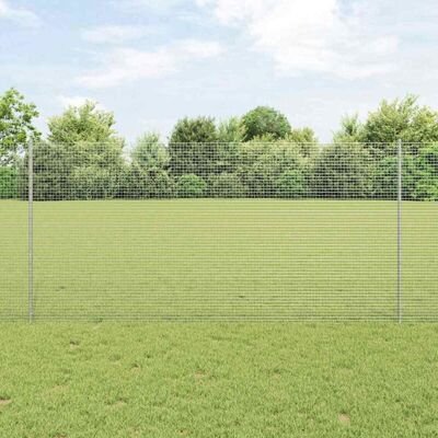 vidaXL Cerca de Alambre Soldado con 10 Postes U 1.2x10 m Acero vidaXL Cerca de Alambre Soldado con 10 Postes U 1.2x10 m Acero