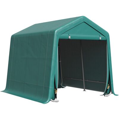 Outsunny - Carpa De Jardín Exterior 2,4x2x2 M Cobertizo Exterior Con 2 Puertas Con Cremallera Impermeable Anti-uv Carpa Para Jardín Verde Outsunny - Carpa De Jardín Exterior 2,4x2x2 M Cobertizo Exterior Con 2 Puertas Con Cremallera Impermeable Anti-uv Carpa Para Jardín Verde