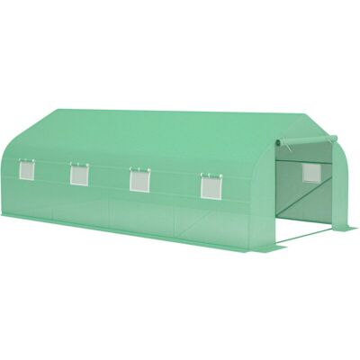 Outsunny - Invernadero De Jardín 6x3x2 M Tipo Túnel Para Cultivo Plantas Y Verduras Outsunny - Invernadero De Jardín 6x3x2 M Tipo Túnel Para Cultivo Plantas Y Verduras