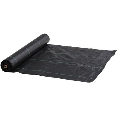 Malla Antimaleza 2x100 M Malla Geotextil 60 G/m² Para Control De Malezas Y Malas Hierbas De Jardín Rollo De Malla Antimaleza Negro - Outsunny Malla Antimaleza 2x100 M Malla Geotextil 60 G/m² Para Control De Malezas Y Malas Hierbas De Jardín Rollo De Malla Antimaleza Negro - Outsunny