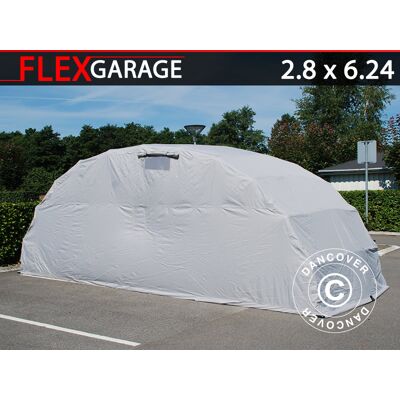 Garaje plegable Dancover para coche - 2,8x6,24x2,3m Gris Garaje plegable Dancover para coche - 2,8x6,24x2,3m Gris