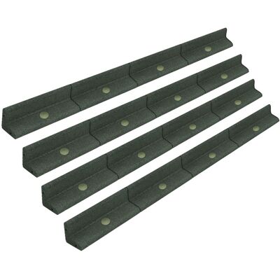 MONSTER SHOP Bordura Flexible Para Jardín 4.8m En Total (4 X 1,2 M) Verde Con Mazo, Estacas Y Conectores, Bordes Para Césped Y Parterres, Caucho Resistente Uv E Intemperie, Delimitador Exterior MONSTER SHOP Bordura Flexible Para Jardín 4.8m En Total (4 X 1,2 M) Verde Con Mazo, Estacas Y Conectores, Bordes Para Césped Y Parterres, Caucho Resistente Uv E Intemperie, Delimitador Exterior