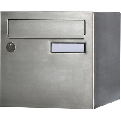 Buzón Estándar Con 1 Puerta Exterior - Rivage - Acero Inoxidable Renz Buzón Estándar Con 1 Puerta Exterior - Rivage - Acero Inoxidable Renz