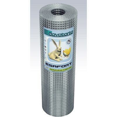 CAVATORTA Malla Soldada Galvanizada K 100cm, Malla De 12,7 Mm, Alambre De 0,80 Mm - 25,0 Mb - S-b 7130023 CAVATORTA Malla Soldada Galvanizada K 100cm, Malla De 12,7 Mm, Alambre De 0,80 Mm - 25,0 Mb - S-b 7130023