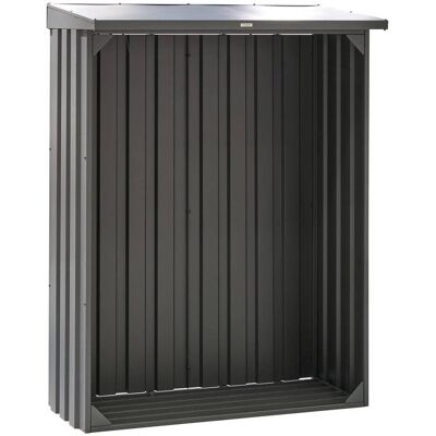 HESPERIDE Forgia Cabaña De Troncos De Acero Galvanizado Gris Grafito 150x77x200 Cm - Hespéride HESPERIDE Forgia Cabaña De Troncos De Acero Galvanizado Gris Grafito 150x77x200 Cm - Hespéride