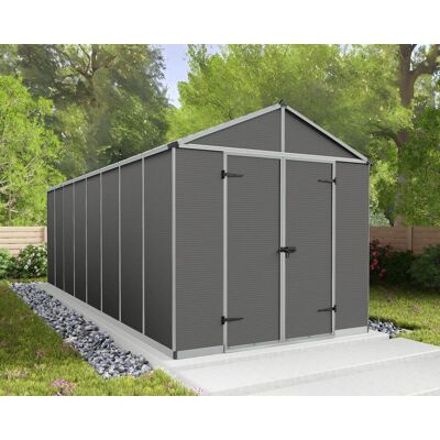 Caseta de jardín Canopia Rubicon aluminio gris 603 x 227 cm - Caseta de jardín Caseta de jardín Canopia Rubicon aluminio gris 603 x 227 cm - Caseta de jardín