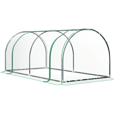 JHY DESIGN Invernadero, Invernadero Climatizado Con Puerta, Estructura Fría, Refugio Para Plantas, Cultivo De Plantas, Acero, Plástico, 200 X 100 X 80 Cm, Verde JHY DESIGN Invernadero, Invernadero Climatizado Con Puerta, Estructura Fría, Refugio Para Plantas, Cultivo De Plantas, Acero, Plástico, 200 X 100 X 80 Cm, Verde