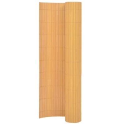 vidaXL Valla de jardín doble cara Amarillo Cortina de porche Protección contra viento - Valla de jardín vidaXL Valla de jardín doble cara Amarillo Cortina de porche Protección contra viento - Valla de jardín