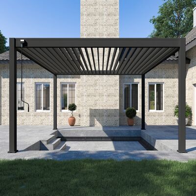 Ombréa Pérgola Bioclimática de Aluminio 4x4 m - Exterior Ombréa Pérgola Bioclimática de Aluminio 4x4 m - Exterior
