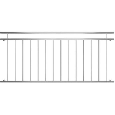 Bc-elec - Abr184 Barandilla De La Puerta Ventana 184x90cm Pasamanos De La Barandilla De Acero Inoxidable Bc-elec - Abr184 Barandilla De La Puerta Ventana 184x90cm Pasamanos De La Barandilla De Acero Inoxidable