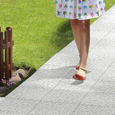 Catral - Pack 9 Baldosas Clickfloor Piedra Lop 30x30cm Blanco Catral - Pack 9 Baldosas Clickfloor Piedra Lop 30x30cm Blanco