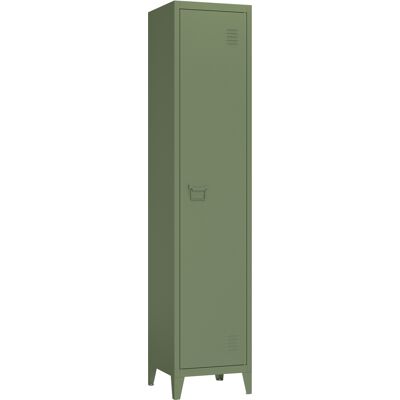 HAPPY GARDEN Armario De Metal 1 Puerta Verde Caqui Maeva HAPPY GARDEN Armario De Metal 1 Puerta Verde Caqui Maeva