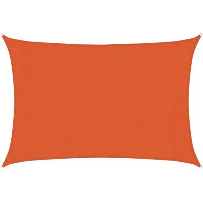 vidaXL Naranja 3x4m Vela Sombrilla - Vela Sombrilla vidaXL Naranja 3x4m Vela Sombrilla - Vela Sombrilla
