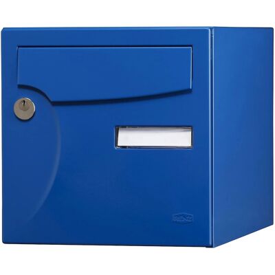 Buzón Estándar - 1 Puerta Exterior - Animación - Acero Azul Bretón Renz Buzón Estándar - 1 Puerta Exterior - Animación - Acero Azul Bretón Renz
