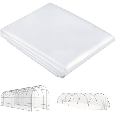 JHY DESIGN Cubierta De Invernadero Fabricada En Pe, Lona Para Cubrir Plantas, Resistente A Los Rayos Uv, Impermeable, Película De 8 X 10 M JHY DESIGN Cubierta De Invernadero Fabricada En Pe, Lona Para Cubrir Plantas, Resistente A Los Rayos Uv, Impermeable, Película De 8 X 10 M