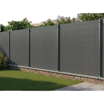 OEM Valla De Jardín, Pvc Rígido, Diseño Resistente A La Corrosión, Color Gris. OEM Valla De Jardín, Pvc Rígido, Diseño Resistente A La Corrosión, Color Gris.
