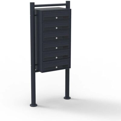 HELLOSHOP26 - Bloc 6 boites lettres sur pieds - Mailbox set HELLOSHOP26 - Bloc 6 boites lettres sur pieds - Mailbox set
