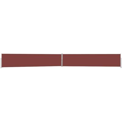 Toldo Lateral Retráctil Para Patio Marrón 140x1200 Cm Vidaxl Toldo Lateral Retráctil Para Patio Marrón 140x1200 Cm Vidaxl