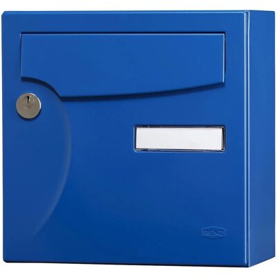 Buzón Compacto - 1 Puerta Exterior - Animación - Acero - Azul Bretón Renz Buzón Compacto - 1 Puerta Exterior - Animación - Acero - Azul Bretón Renz