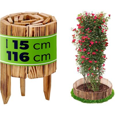 OEM Bordillo Para Valla De Jardín, De Madera, 15 X 116 Cm, Diseño Flexible, Fácil Montaje, Material Duradero. OEM Bordillo Para Valla De Jardín, De Madera, 15 X 116 Cm, Diseño Flexible, Fácil Montaje, Material Duradero.