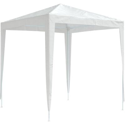 vidaXL Conjunto de Muebles de Jardín Tienda de Fiesta - Conjunto de muebles de jardín, 2x2 m, blanco, exterior vidaXL Conjunto de Muebles de Jardín Tienda de Fiesta - Conjunto de muebles de jardín, 2x2 m, blanco, exterior