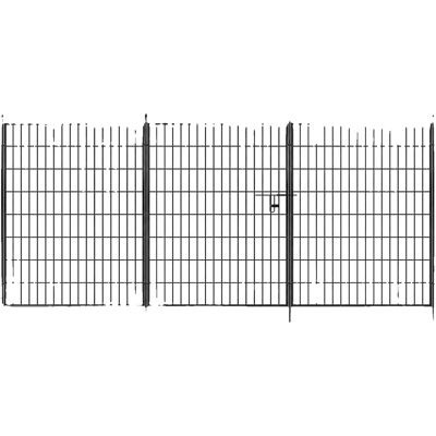 OEM Valla De Jardín, Metal Resistente A La Corrosión, Fácil Instalación Sin Excavación, Paquete De 5 Unidades - 101,6 Cm X 3,6 M Con Puerta. OEM Valla De Jardín, Metal Resistente A La Corrosión, Fácil Instalación Sin Excavación, Paquete De 5 Unidades - 101,6 Cm X 3,6 M Con Puerta.