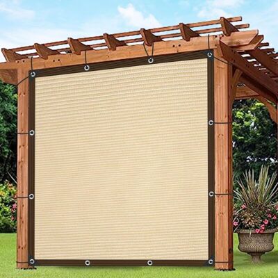 OEM Toldo Rectangular Beige De 2x3 M Con Ojales - Transpirable - Protección Solar - Malla De Sombra Para Exteriores, Ideal Para Invernaderos, Terrazas, Jardines, Plantas, Vallas, Casetas De Perros Y Campi OEM Toldo Rectangular Beige De 2x3 M Con Ojales - Transpirable - Protección Solar - Malla De Sombra Para Exteriores, Ideal Para Invernaderos, Terrazas, Jardines, Plantas, Vallas, Casetas De Perros Y Campi
