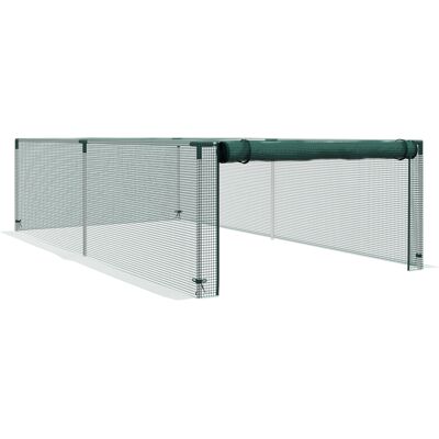 JHY DESIGN Malla Protectora De Hdpe, Invernadero De Jardín, Puerta Con Cremallera JHY DESIGN Malla Protectora De Hdpe, Invernadero De Jardín, Puerta Con Cremallera