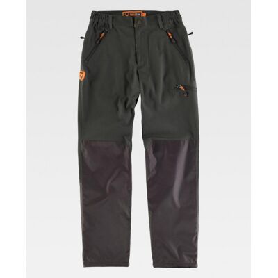 Pantalón Sport Recto Con Refuerzos En Tejido Combinado Workteam S8335 M Verde Caza / Marrón Pantalón Sport Recto Con Refuerzos En Tejido Combinado Workteam S8335 M Verde Caza / Marrón