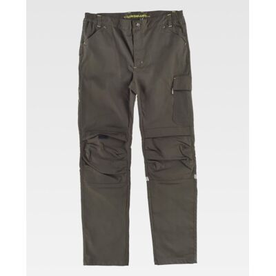 Pantalón De Tejido Elástico Para Industrias Con Refuerzos B4031 Workteam M Verde Caza Pantalón De Tejido Elástico Para Industrias Con Refuerzos B4031 Workteam M Verde Caza