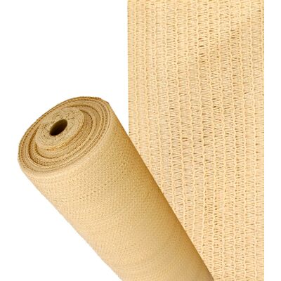 SATURNIA - Malla sombreo rollo 3.0 x 50m - Beige - HDPE - Shade cloth SATURNIA - Malla sombreo rollo 3.0 x 50m - Beige - HDPE - Shade cloth