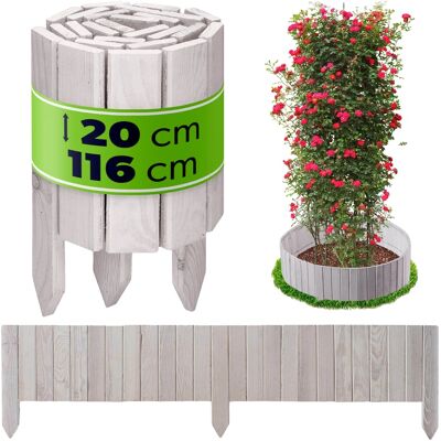 OEM Valla De Madera Para Jardín, 20 Cm De Alto, 116 Cm De Largo, Diseño Flexible Para Diversas Formas, Resistente A La Intemperie Para Uso Exterior, Instalación Sin Herramientas. OEM Valla De Madera Para Jardín, 20 Cm De Alto, 116 Cm De Largo, Diseño Flexible Para Diversas Formas, Resistente A La Intemperie Para Uso Exterior, Instalación Sin Herramientas.