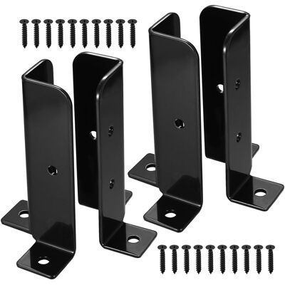 OEM Soportes Ajustables Para Postes De Terraza, Juego De 4 Soportes De Base Para Postes, Soportes Para Pérgola Para Postes De 38x38 / 50x50 / 50x101 / 101x101 Mm, Barandilla De Terraza, Buzón. OEM Soportes Ajustables Para Postes De Terraza, Juego De 4 Soportes De Base Para Postes, Soportes Para Pérgola Para Postes De 38x38 / 50x50 / 50x101 / 101x101 Mm, Barandilla De Terraza, Buzón.