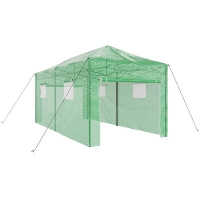 HELLOSHOP26 Invernadero De Jardín Moderno Espacioso Y Plegable 290 X 580 X 315 Cm Hierro Verde 020058862 HELLOSHOP26 Invernadero De Jardín Moderno Espacioso Y Plegable 290 X 580 X 315 Cm Hierro Verde 020058862